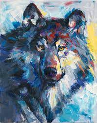 Wolf Print Wolf Canvas Wolf Home Decor