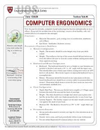 Ergonomics is a field of study that attempts to reduce strain, fatigue, and injuries by improving product design and workspace arrangement. Toolbox Talk Ergonomics Chair Computer Keyboard