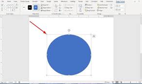 insert a picture into a shape in word