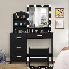 oo vanity desk with mirror and 10