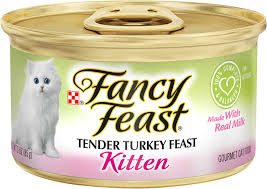 Fancy Feast Kitten Tender Turkey Feast Canned Cat Food 3 Oz Case Of 24