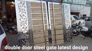 double door steel gate steel gate new