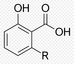 Salicylic Acid Structural Formula Chemical Substance Chemical
