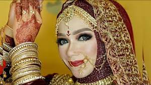 tutorial makeup dan hijab wedding ala