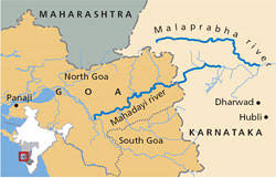 Karnataka is a state in southern india that stretches from belgaum in the north to mangalore in the south. Karnataka To Divert Mahadayi Water