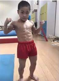Cute sisters doing gym fitness exercises with dumbbells. 7 Year Old Kid In China Shows His Eight Pack Abs Ripped Body Elite Readers