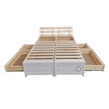 queen storage bed base with drawers