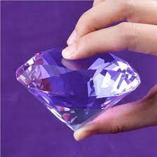 Clear K9 Crystal Glass Diamond Paper
