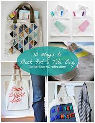 plain tote bags diy crafts