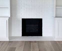 How To Paint A Brick Fireplace The Zhush