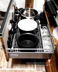 100均でコンロ下をスッキリ男前に収納 収納 コンロ下 収納 収納スペース