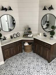 bathroom remodel painted granite and