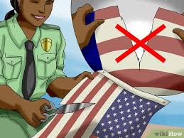 How do i dispose of my american flag? 3 Ways To Dispose Of A Damaged American Flag Wikihow