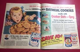 1953 quaker oats and spry shortening