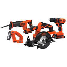 I always feel good when buying. Black Decker 20 Volt Max Lithium Ion Cordless Combo Kit 4 Tool With 2 Batteries 1 5ah And Charger Bd4kitcdcrl The Home Depot