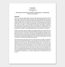 The five elements of a concept paper 1. Concept Note Template 22 For Word Pdf Format