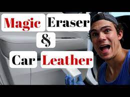 Magic Eraser On Car Leather You