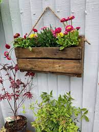 Rustic Wall Fence Hanging Planter
