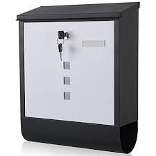 Steel Wall Mount Mailbox With Key Lock