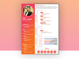 ui design resume template uplabs