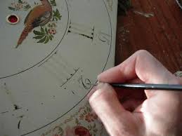 Image result for painting a clock