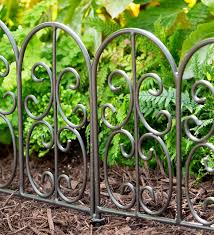 iron fence wrought iron edging with