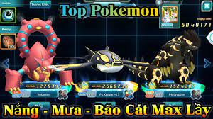 Review Team Pokemon PR Kyogre - PR Groudon - Volcanion Cực Dị Max Lầy |  Pokemon Game Theory New - YouTube