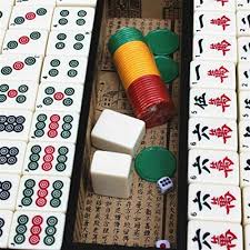 Juego de mesa chino mahjong : Rkrxdh Mahjong Juego Conjunto De Gran Tamano De Bambu Retro Mahjong Chino 146 Mah Jong Conjuntos Juegos De Mesa Regalos Con Caja Bambugigante