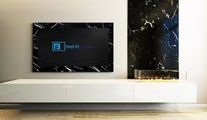 Black Marble Tv Graphic Wall Art Wall