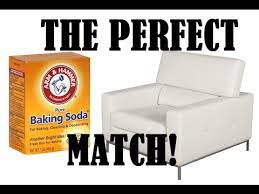 to clean white leather with baking soda