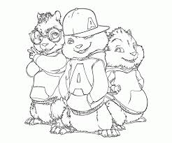Alvin is a kid who likes to upset his brothers simon and theodore, who are young chipmunks and musicians and also his stepfather dave seville. Alvin And The Chipmunks 2 Printable Coloring Pages Coloring Home
