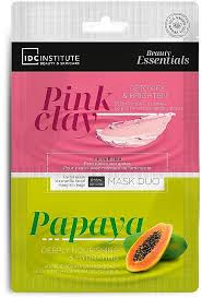 idc insute face mask duo pink clay