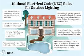 nec rules for outdoor wiring