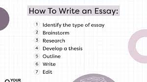 how to write an essay yourdictionary