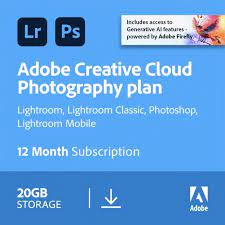 adobe photography plan 20 gb
