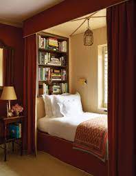 these alcove beds are cozy and chic