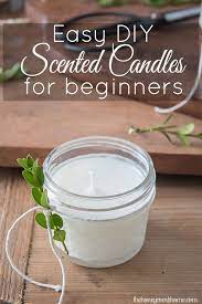 easy candle making for beginners the