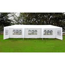 We have canopies for sale that are perfect for a booth or marketplace. Smartxchoices 10 X 30 White Gazebo Canopy Tent Outdoor Wedding Party Camping Cater Events Pavilion Patio Tent With 8 Removable Sidewalls And Windows 10x30 Canopies Gazebos Pergolas Gazebos