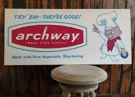 If you're like me, still. Orig 1960 S 70 S Archway Cookies 36x16 Cardboard Sign From Retired Employee Ebay