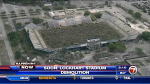 Inter Miami Cf Begins Demolition Of Lockhart Stadium In Fort