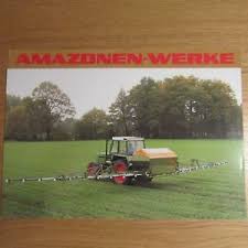 Details About Amazone Amazonen Werke 1600h 1600hm24 Super Jet Fertilizer Spreader Brochure