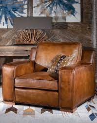 rugby leather chair modern rustic