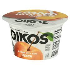 oikos peach nonfat greek yogurt hy