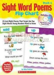 Details About Sight Word Poems Flip Chart Prek 1 25 Just Right Poems That Target The Top Sig
