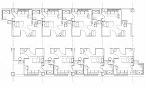 floor layout of single patient rooms