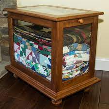 wood quilt display cabinets
