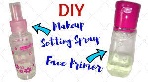 homemade face primer and makeup setting