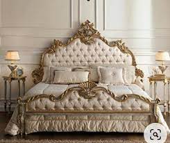 oak wood royal king size double bed