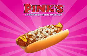 pinks hotdogs in hollywood sells over