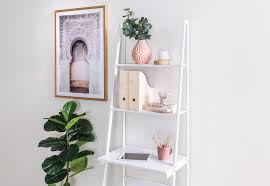Ships free orders over $39. White Kobi Ladder Desk Amart Furniture